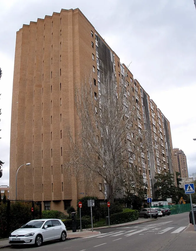 Edificio de viviendas en Madrid, archivo de 2022. No representa un inmueble de un caso concreto.